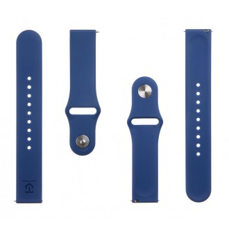 Tactical 636 Silikonový Řemínek pro Samsung Galaxy Active 2 44mm Dark Blue