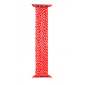 Tactical 763 Pletený Převlékací Řemínek pro iWatch 1/2/3/4/5/6/SE 38/40mm vel. S Red