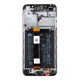 Huawei Y5p LCD Display + Dotyková Deska Black (Service Pack)