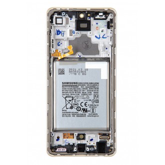 LCD display + Dotyk Samsung A725 Galaxy A72 White (Service Pack)