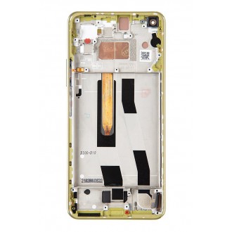 LCD Display + Dotyková Deska + Přední Kryt pro Xiaomi Mi 11 Lite 5G Yellow (Service Pack)