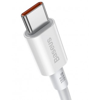 Baseus CATYS-B02 Superior Fast Charging Datový Kabel USB-C - USB-C 100W 1m White