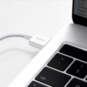 Baseus CALYS-A02 Superior Fast Charging Kabel Lightning 2.4A 1m White