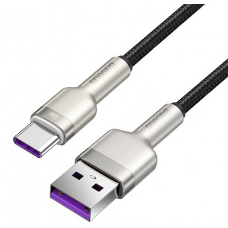 Baseus CAKF000101 Cafule Metal Datový Kabel USB-USB-C 66W 1m Black