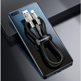 Baseus CAKF000101 Cafule Metal Datový Kabel USB-USB-C 66W 1m Black