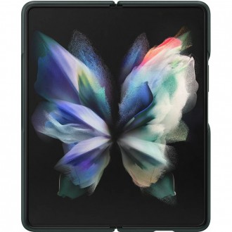 EF-VF926LGE Samsung Kožený Kryt pro Galaxy Z Fold 3 Green