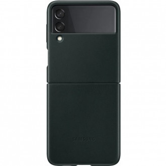 EF-VF711LGE Samsung Kožený Kryt pro Galaxy Z Flip 3 Green