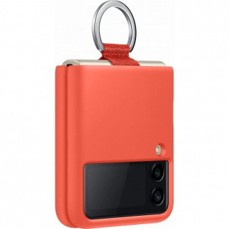 EF-PF711TPE Samsung Silikonový Kryt pro Galaxy Z Flip 3 Coral