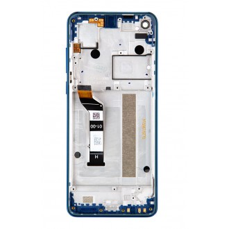 Motorola One Vision LCD Display + Dotyková Deska Blue (Service Pack)