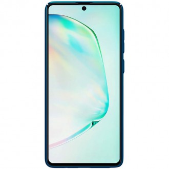 Nillkin Super Frosted Zadní Kryt pro Samsung Galaxy Note 10 Lite Peacock Blue