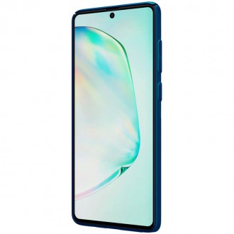 Nillkin Super Frosted Zadní Kryt pro Samsung Galaxy Note 10 Lite Peacock Blue