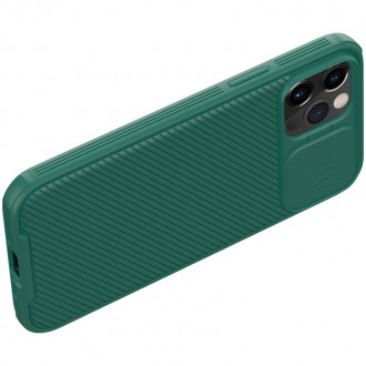 Nillkin CamShield Pro Zadní Kryt pro iPhone 12/12 Pro Dark Green