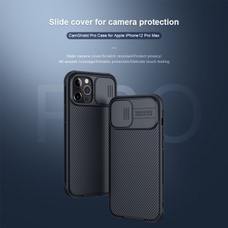 Nillkin CamShield Pro Zadní Kryt pro iPhone 12 Pro Max Black