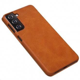 Nillkin Qin Book Pouzdro pro Samsung Galaxy S21+ Brown