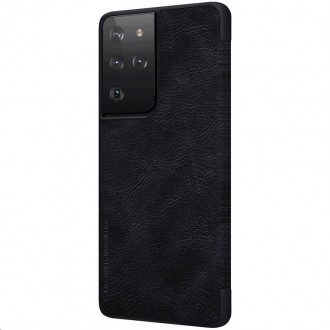 Nillkin Qin Book Pouzdro pro Samsung Galaxy S21 Ultra Black