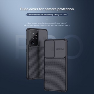 Nillkin CamShield Pro Zadní Kryt pro Samsung Galaxy S21 Ultra Black