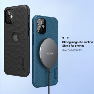 Nillkin Super Frosted PRO Magnetic Zadní Kryt pro iPhone 12 mini 5.4 Blue