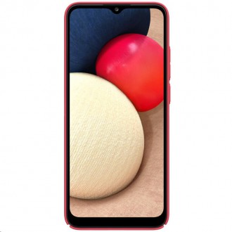 Nillkin Super Frosted Zadní Kryt pro Samsung Galaxy A02s Bright Red