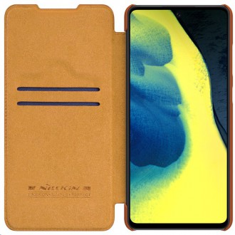 Nillkin Qin Book Pouzdro pro Samsung Galaxy A72 Brown