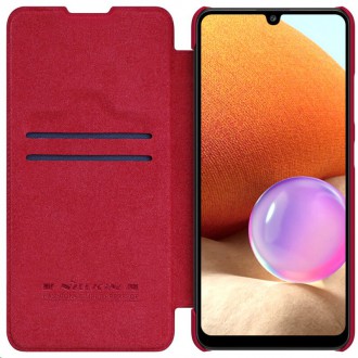 Nillkin Qin Book Pouzdro pro Samsung Galaxy A32 4G Red