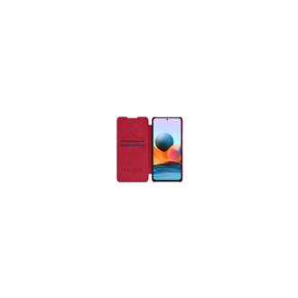 Nillkin Qin Book Pouzdro pro Xiaomi Redmi Note 10 Pro/10 Pro Max Red