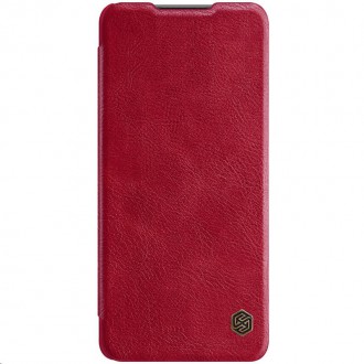 Nillkin Qin Book Pouzdro pro Xiaomi Redmi Note 10 Pro/10 Pro Max Red