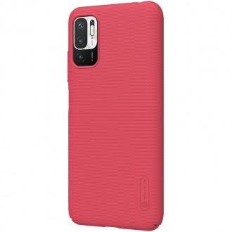 Nillkin Super Frosted Zadní Kryt pro Xiaomi Redmi Note 10 5G Bright Red