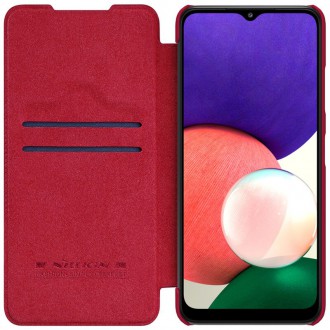 Nillkin Qin Book Pouzdro pro Samsung Galaxy A22 5G Red