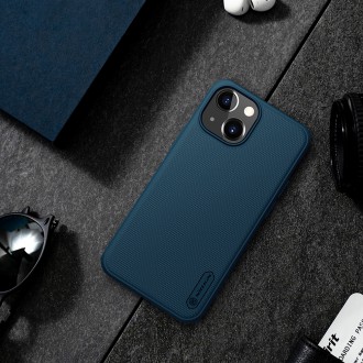 Nillkin Super Frosted PRO Zadní Kryt pro iPhone 13 Mini Blue (Without Logo Cutout)