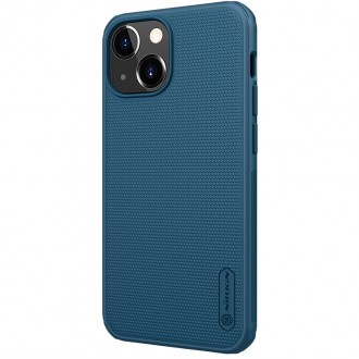 Nillkin Super Frosted PRO Zadní Kryt pro iPhone 13 Mini Blue (Without Logo Cutout)