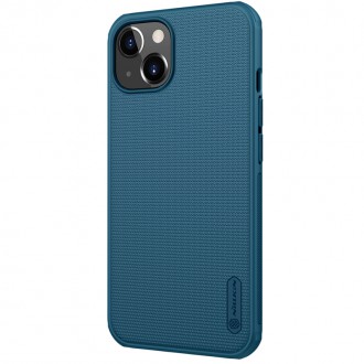 Nillkin Super Frosted PRO Zadní Kryt pro iPhone 13 Blue (Without Logo Cutout)