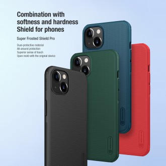 Nillkin Super Frosted PRO Zadní Kryt pro iPhone 13 Red (Without Logo Cutout)