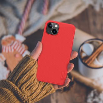 Nillkin Super Frosted PRO Zadní Kryt pro iPhone 13 Red (Without Logo Cutout)
