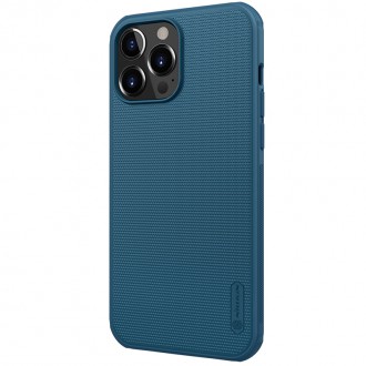 Nillkin Super Frosted PRO Zadní Kryt pro iPhone 13 Pro Blue (Without Logo Cutout)