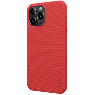 Nillkin Super Frosted PRO Zadní Kryt pro iPhone 13 Pro Red (Without Logo Cutout)