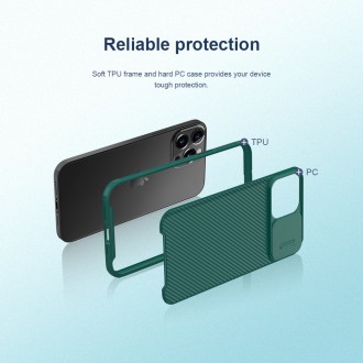 Nillkin CamShield Pro Zadní Kryt pro iPhone 13 Pro Max Deep Green