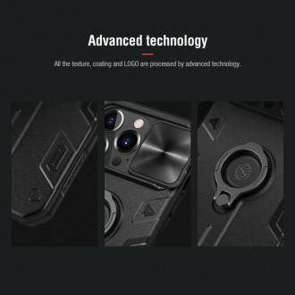 Nillkin CamShield Armor Zadní Kryt pro iPhone 13 Pro Black (without logocut)