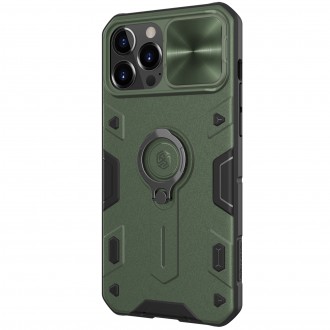 Nillkin CamShield Armor Zadní Kryt pro iPhone 13 Pro Max Dark Green (without logocut)