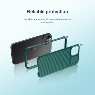 Nillkin CamShield Pro Zadní Kryt pro iPhone 13 Deep Green