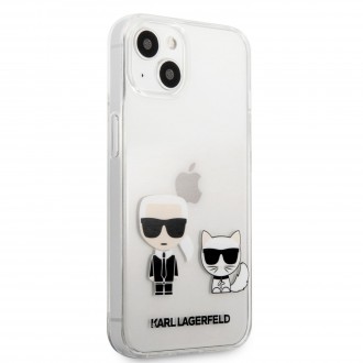 Karl Lagerfeld PC/TPU Ikonik Kryt pro iPhone 13 mini Transparent (KLHCP13SCKTR)