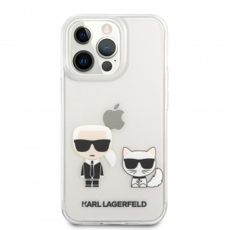 Karl Lagerfeld PC/TPU Ikonik Kryt pro iPhone 13 Pro Max Transparent (KLHCP13XCKTR)