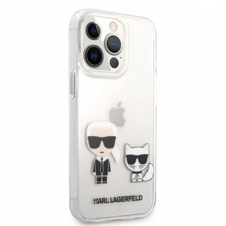 Karl Lagerfeld PC/TPU Ikonik Kryt pro iPhone 13 Pro Max Transparent (KLHCP13XCKTR)