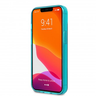 Karl Lagerfeld TPU Choupette Head Kryt pro iPhone 13 Fluo Blue (KLHCP13MCHTRB)