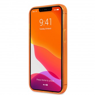 Karl Lagerfeld TPU Choupette Head Kryt pro iPhone 13 Pro Fluo Orange (KLHCP13LCHTRO)