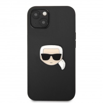 Karl Lagerfeld PU Leather Karl Head Kryt pro iPhone 13 mini Black (KLHCP13SPKMK)