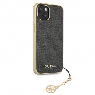 Guess 4G Charms Zadní Kryt pro iPhone 13 mini Grey (GUHCP13SGF4GGR)