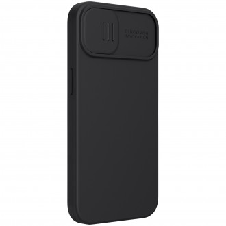 Nillkin CamShield Silky Magnetic Silikonový Kryt pro iPhone 13 Black