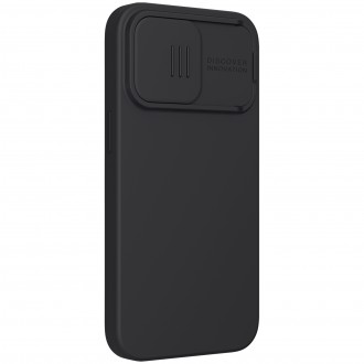 Nillkin CamShield Silky Magnetic Silikonový Kryt pro iPhone 13 Pro Black