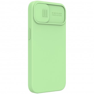 Nillkin CamShield Silky Silikonový Kryt pro iPhone 13 Mint Green