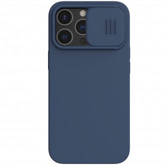 Nillkin CamShield Silky Silikonový Kryt pro iPhone 13 Pro Blue